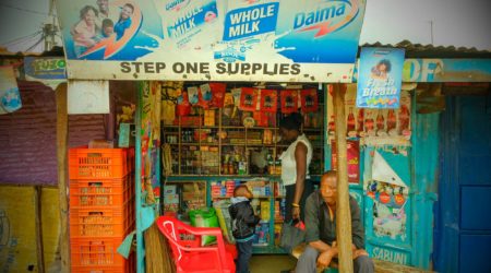 Visiting a Merchant Shop in Kibera in VR