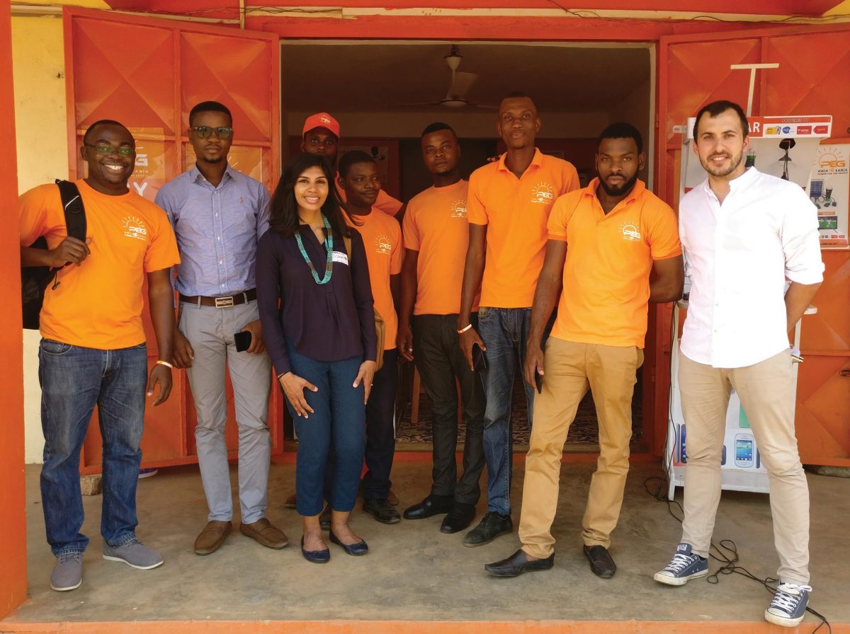 PAYGo Solar PEG Africa & FIBR team photo
