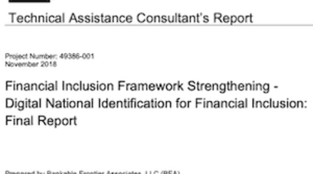 Financial Inclusion Framework Strengthening