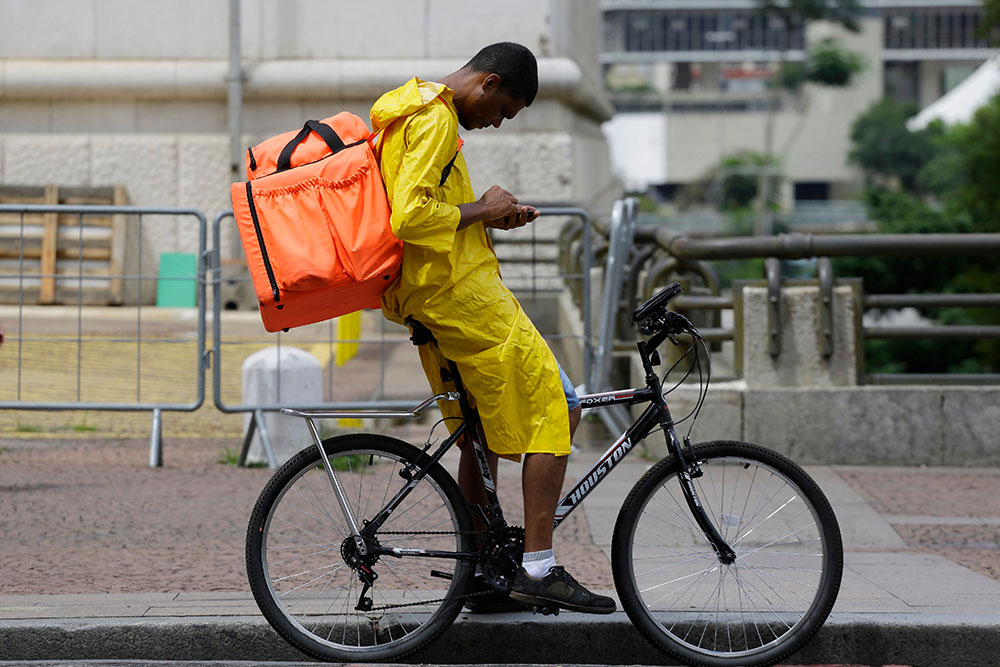 Deliveryman Sao Paulo Brazil