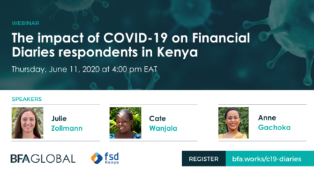 Webinar Recap: The impact of COVID-19 on Financial Diaries respondents in Kenya
