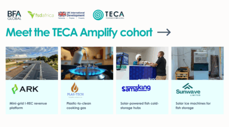 [Press Release] Four Climate Ventures to receive US$273,000 in Follow-on Support from BFA Global and FSD Africa